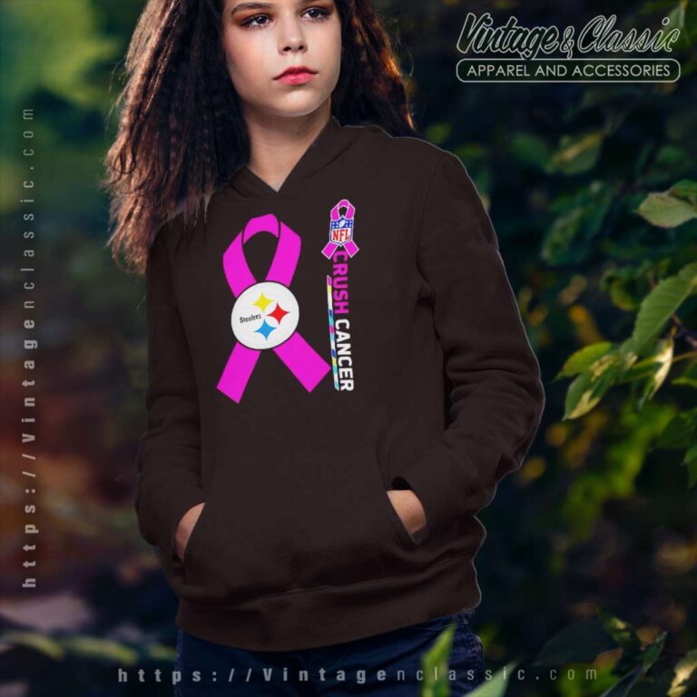 Pittsburgh Steelers Crush Cancer Hoodie Pittsburgh Steelers Crush Cancer Hoodie