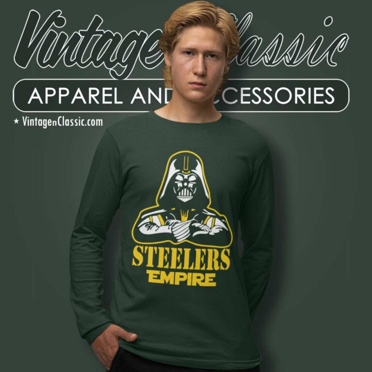 Pittsburgh Steelers Darth Vader Long Sleeve Tee Pittsburgh Steelers Darth Vader Long Sleeve Tee