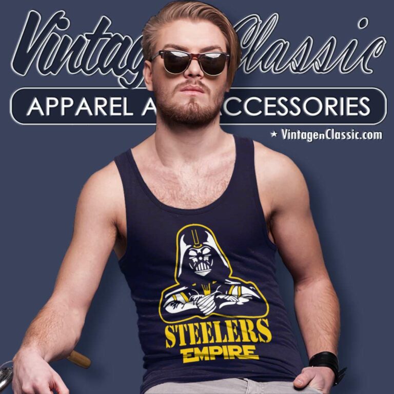 Pittsburgh Steelers Darth Vader Tank Top Racerback Pittsburgh Steelers Darth Vader Tank Top Racerback