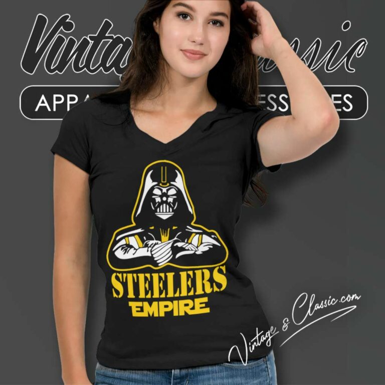 Pittsburgh Steelers Darth Vader V Neck TShirt Pittsburgh Steelers Darth Vader V Neck TShirt
