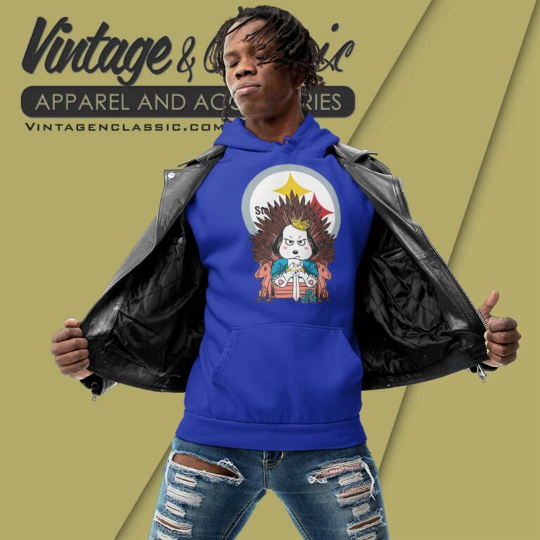 Pittsburgh Steelers Game Of Thrones Snoopy On Throne Hoodie Pittsburgh Steelers Game Of Thrones Snoopy On Throne Hoodie