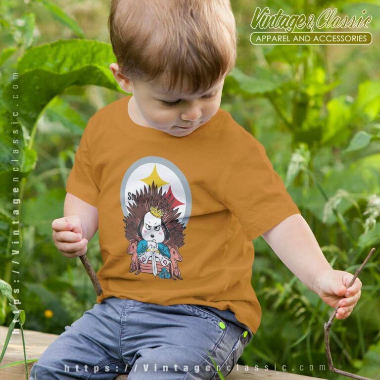 Pittsburgh Steelers Game Of Thrones Snoopy On Throne Kids T Shirt Pittsburgh Steelers Game Of Thrones Snoopy On Throne Kids T Shirt