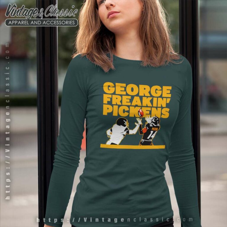 Pittsburgh Steelers George Pickens George Freakin Pickens Long Sleeve Tee Pittsburgh Steelers George Pickens George Freakin Pickens Long Sleeve Tee