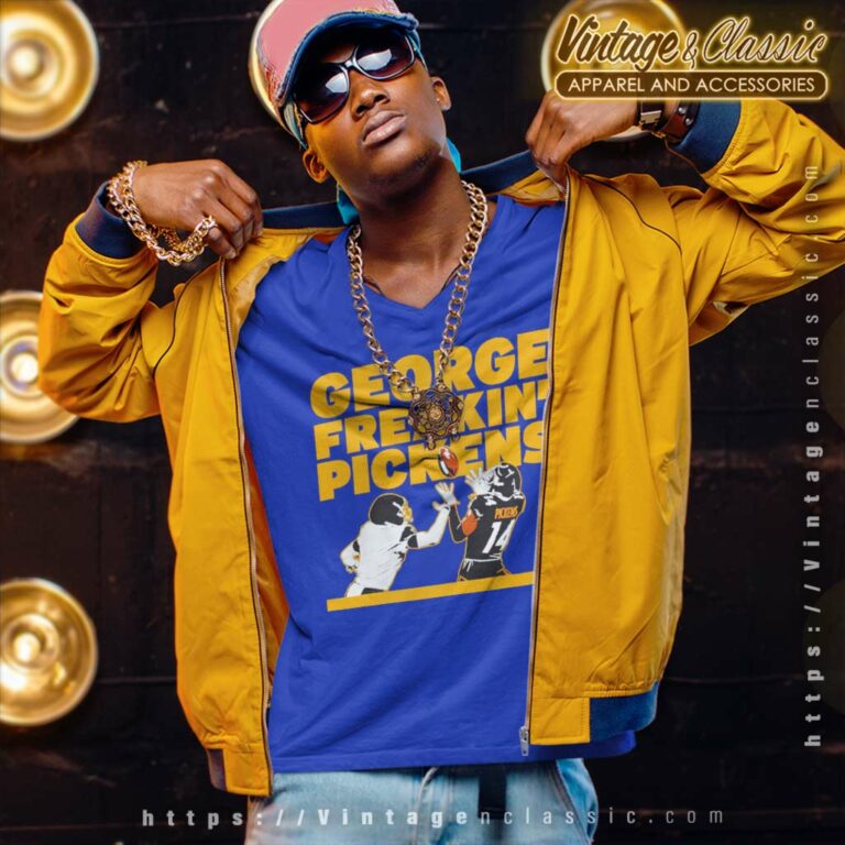 Pittsburgh Steelers George Pickens George Freakin Pickens V Neck TShirt Pittsburgh Steelers George Pickens George Freakin Pickens V Neck TShirt