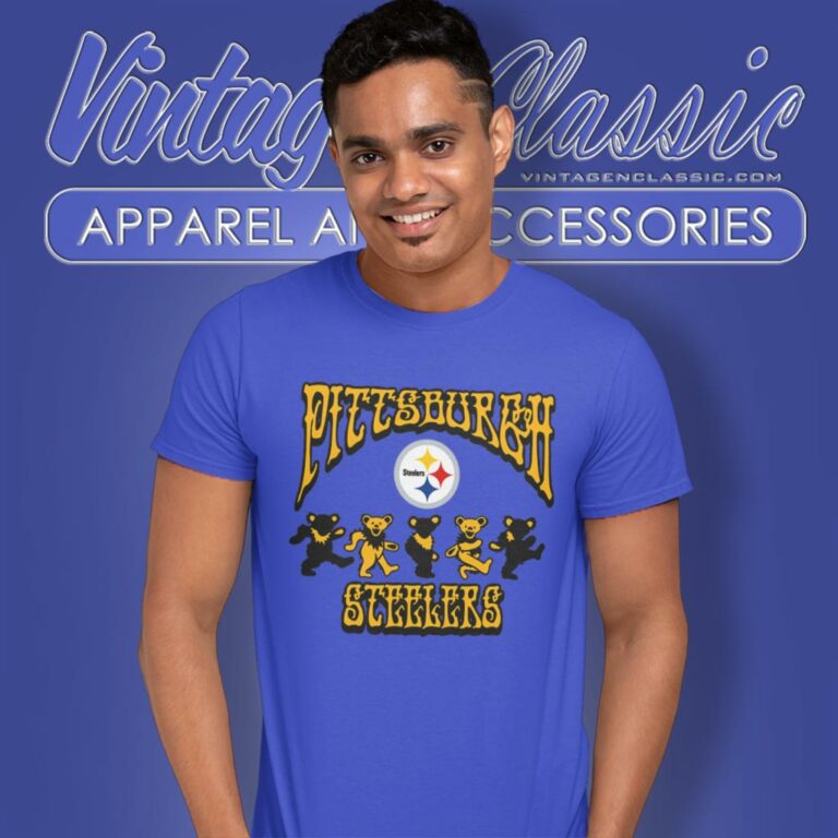 Pittsburgh Steelers Grateful Dead Dancing Bears T Shirt Pittsburgh Steelers Grateful Dead Dancing Bears T Shirt