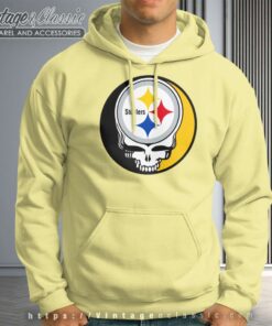 Pittsburgh Steelers Grateful Dead Steal Your Face Hoodie
