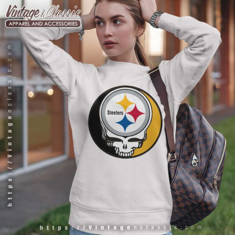 Pittsburgh Steelers Grateful Dead Steal Your Face Sweatshirt Pittsburgh Steelers Grateful Dead Steal Your Face Sweatshirt