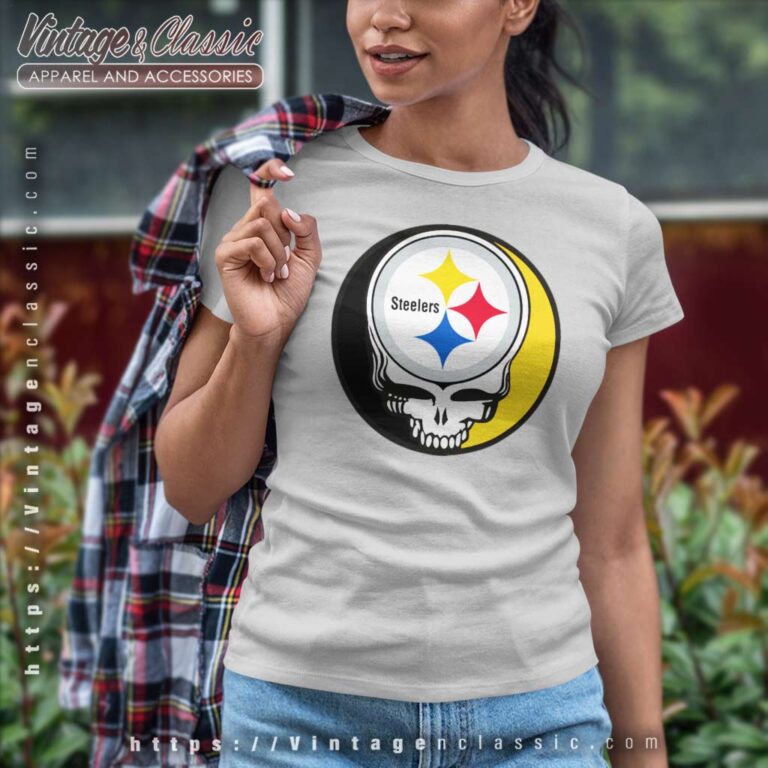 Pittsburgh Steelers Grateful Dead Steal Your Face Women TShirt Pittsburgh Steelers Grateful Dead Steal Your Face Women TShirt
