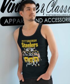 Pittsburgh Steelers Greene Harris And Bradshaw Signature Tank Top Racerback