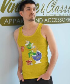 Pittsburgh Steelers Grinch Sitting On Baltimore Ravens Tank Top Racerback