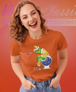 Pittsburgh Steelers Grinch Sitting On Baltimore Ravens Women TShirt