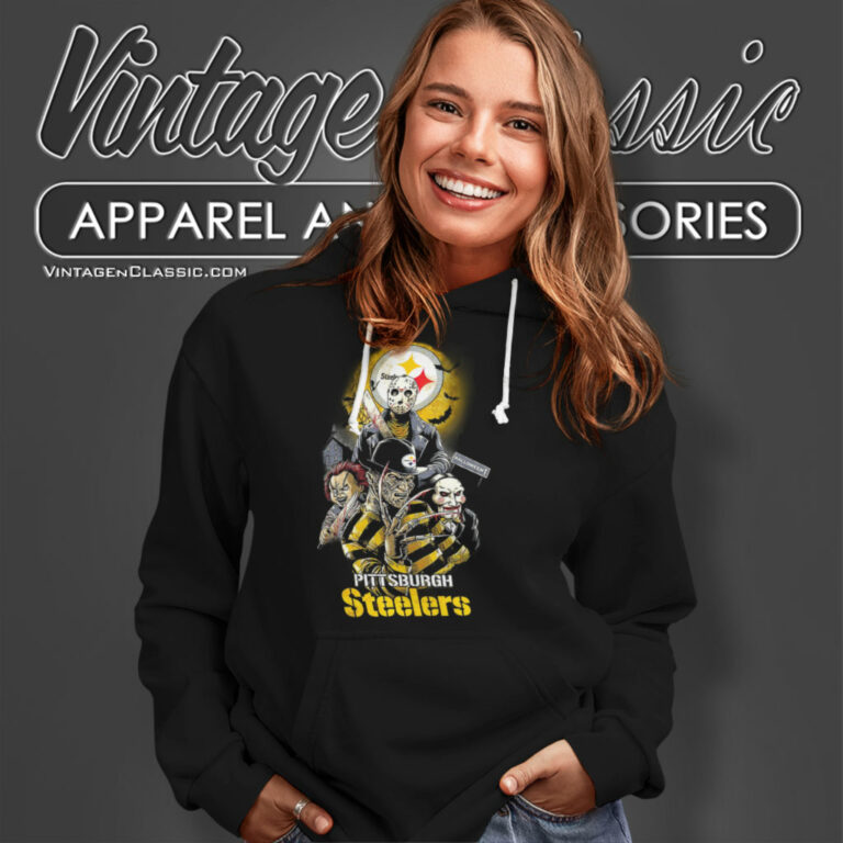 Pittsburgh Steelers Horror Halloween Hoodie Pittsburgh Steelers Horror Halloween Hoodie