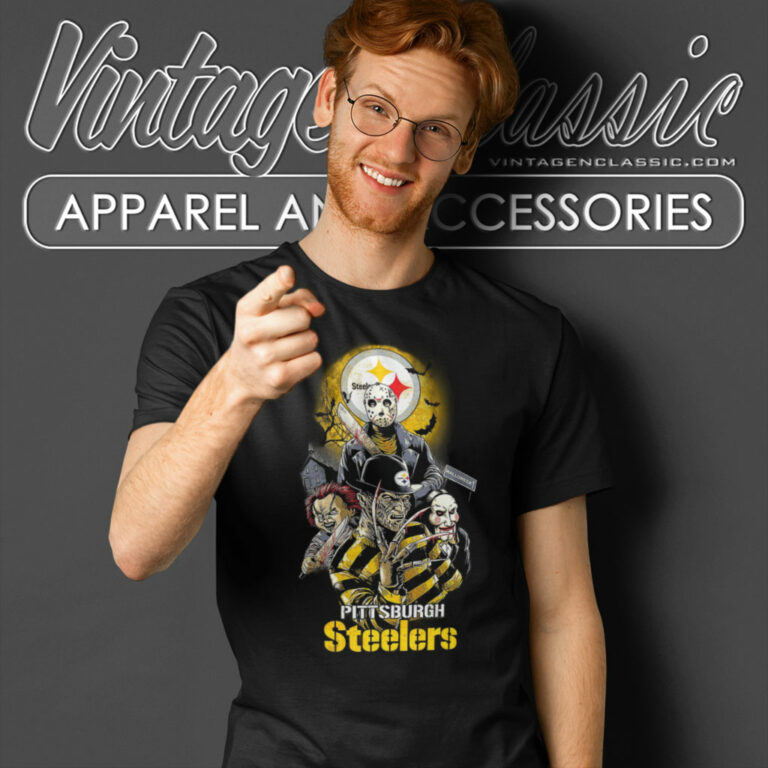 Pittsburgh Steelers Horror Halloween T Shirt Pittsburgh Steelers Horror Halloween T Shirt