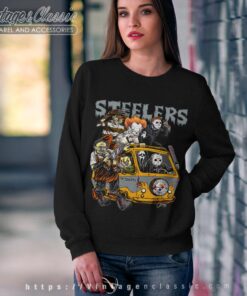 Pittsburgh Steelers Horror Movies Characters Halloween Shirt Sweatshirt