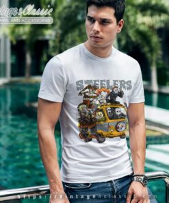 Pittsburgh Steelers Horror Movies Characters Halloween Shirt