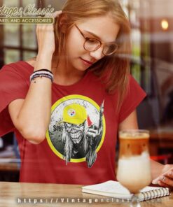 Pittsburgh Steelers Iron Maiden Shirt 6 Pittsburgh Steelers Iron Maiden Women TShirt
