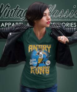 Pittsburgh Steelers Jaylen Warren Angry Runs Player V Neck TShirt