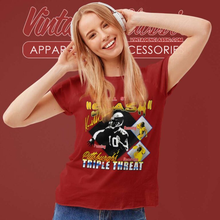 Pittsburgh Steelers Kordell Stewart Triple Threat Women TShirt Pittsburgh Steelers Kordell Stewart Triple Threat Women TShirt