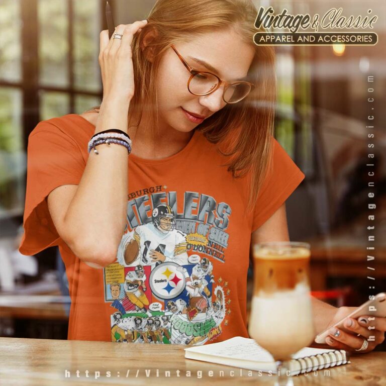 Pittsburgh Steelers Men Of Steel Neil Odonnell Graphic Women TShirt Pittsburgh Steelers Men Of Steel Neil Odonnell Graphic Women TShirt