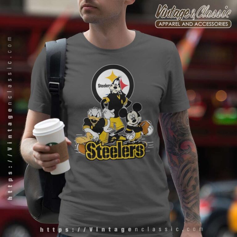 Pittsburgh Steelers Mickey Mouse Donald Duck Goofy T Shirt Pittsburgh Steelers Mickey Mouse Donald Duck Goofy T Shirt