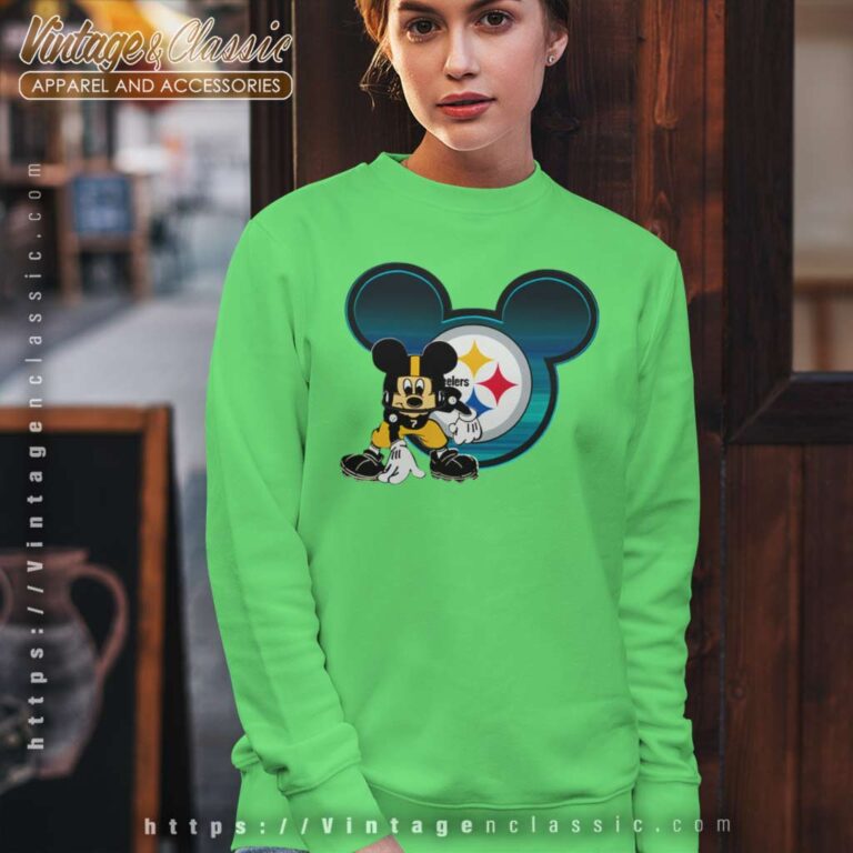 Pittsburgh Steelers Mickey Mouse Sweatshirt Pittsburgh Steelers Mickey Mouse Sweatshirt