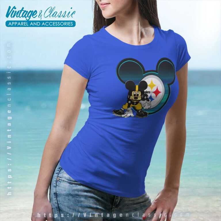 Pittsburgh Steelers Mickey Mouse Women TShirt Pittsburgh Steelers Mickey Mouse Women TShirt