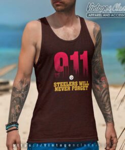 Pittsburgh Steelers Nfl 911 Will Never Forget Tank Top Racerback