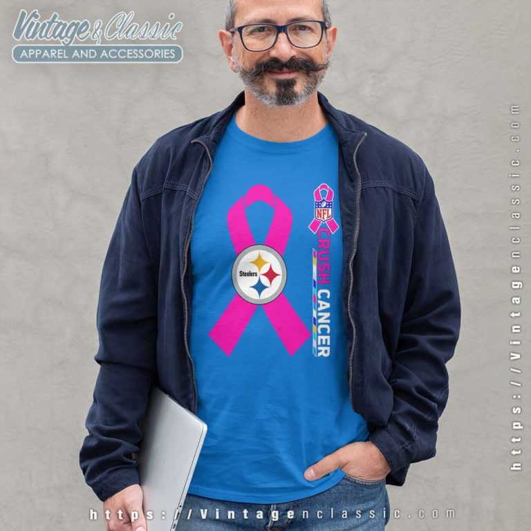 Pittsburgh Steelers Nfl Crush Cancer 2023 Long Sleeve Tee Pittsburgh Steelers Nfl Crush Cancer 2023 Long Sleeve Tee