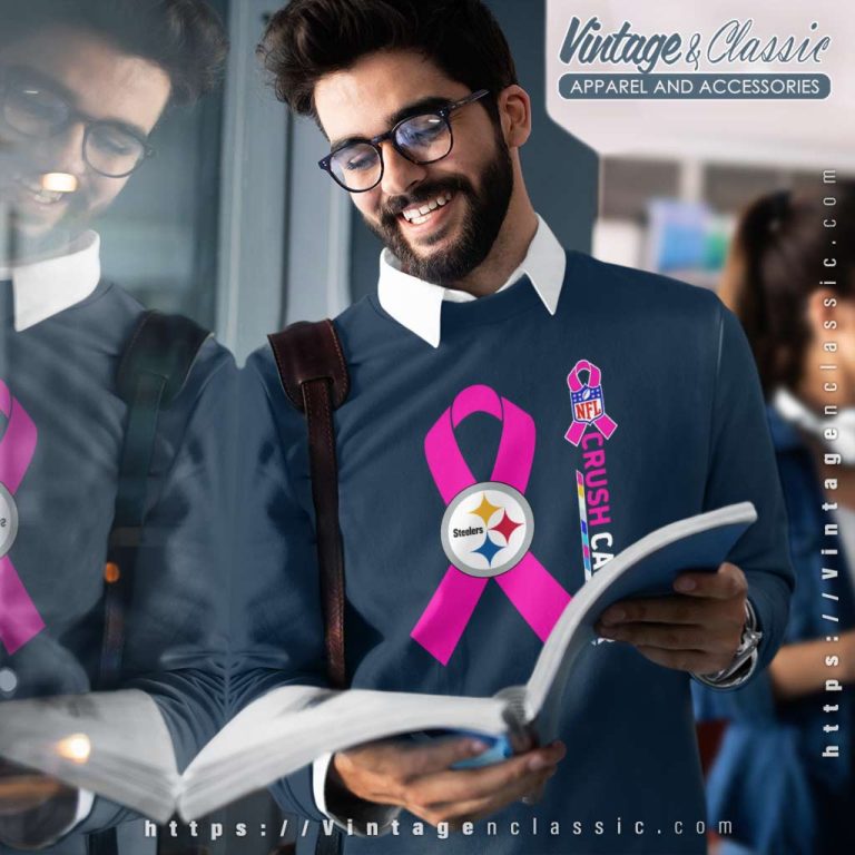 Pittsburgh Steelers Nfl Crush Cancer 2023 Sweatshirt Pittsburgh Steelers Nfl Crush Cancer 2023 Sweatshirt