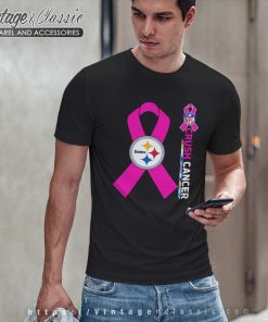 Pittsburgh Steelers Nfl Crush Cancer 2023 T Shirt
