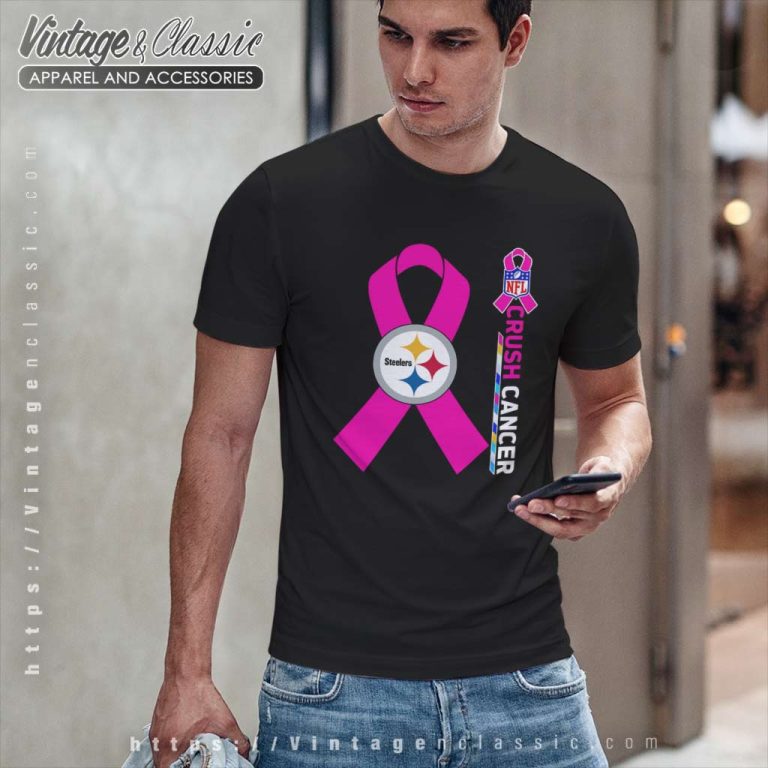 Pittsburgh Steelers Nfl Crush Cancer 2023 T Shirt Pittsburgh Steelers Nfl Crush Cancer 2023 T Shirt