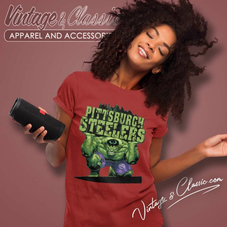 Pittsburgh Steelers Nfl Hulk Avengers Women TShirt Pittsburgh Steelers Nfl Hulk Avengers Women TShirt