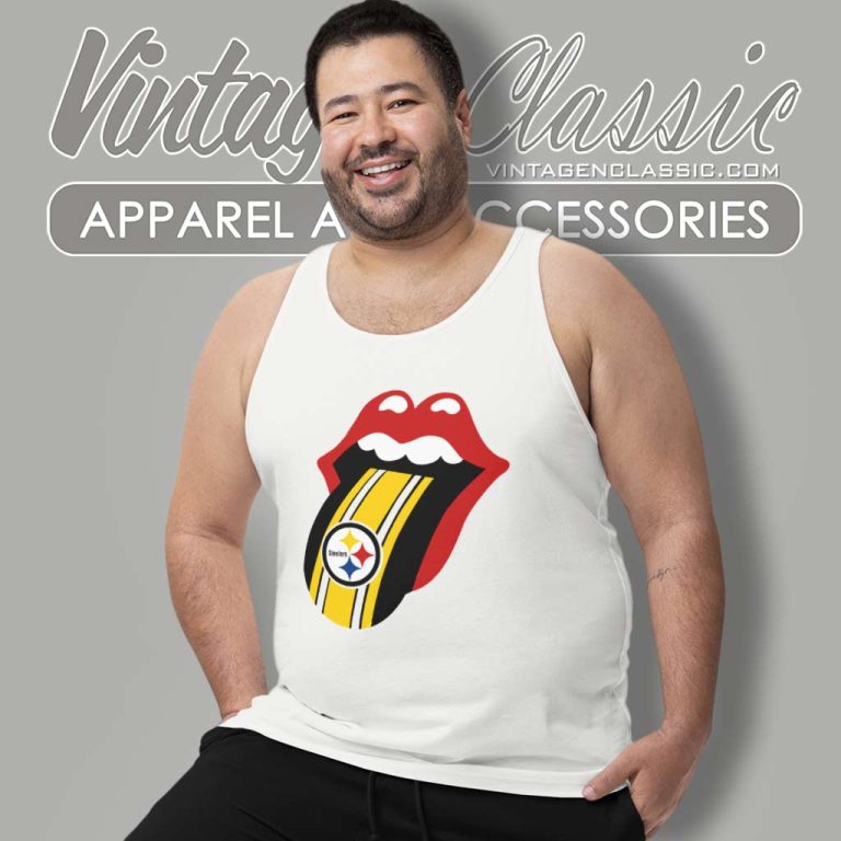 Pittsburgh Steelers Rolling Stoned Tank Top Racerback Pittsburgh Steelers Rolling Stoned Tank Top Racerback