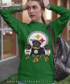 Pittsburgh Steelers Rottweiler Dogs Sweatshirt