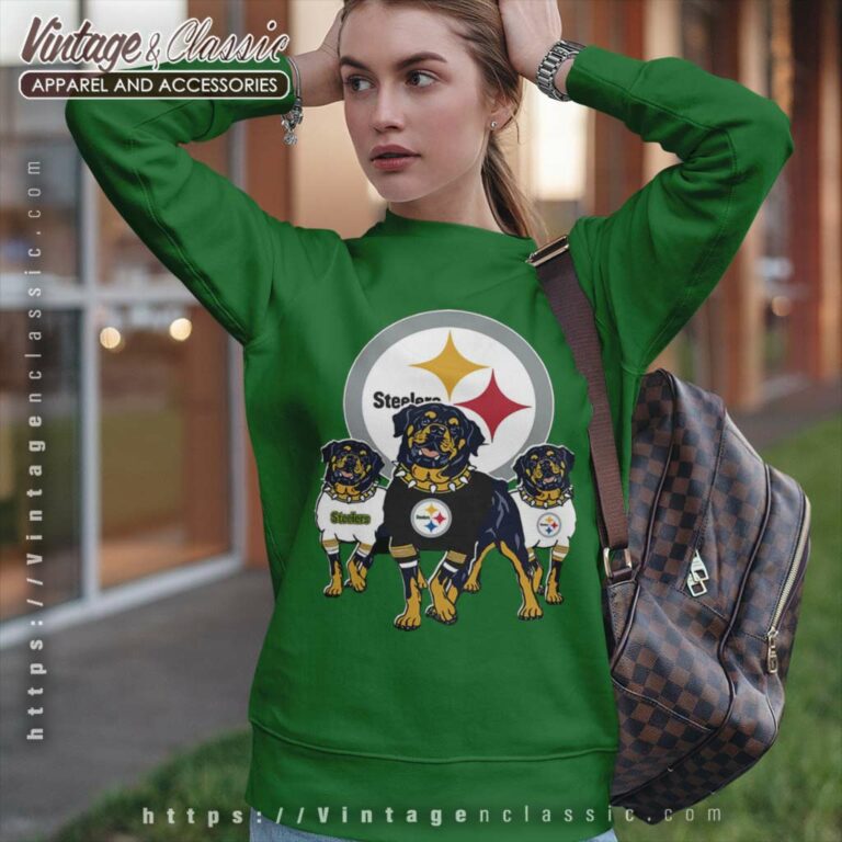Pittsburgh Steelers Rottweiler Dogs Sweatshirt Pittsburgh Steelers Rottweiler Dogs Sweatshirt