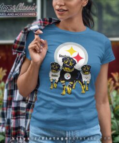 Pittsburgh Steelers Rottweiler Dogs Women TShirt