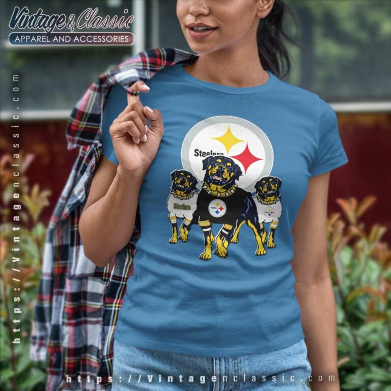 Pittsburgh Steelers Rottweiler Dogs Women TShirt Pittsburgh Steelers Rottweiler Dogs Women TShirt