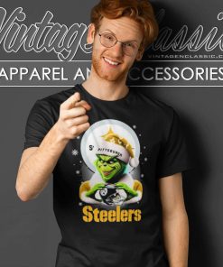 Pittsburgh Steelers Santa Grinch Christmas Love T Shirt