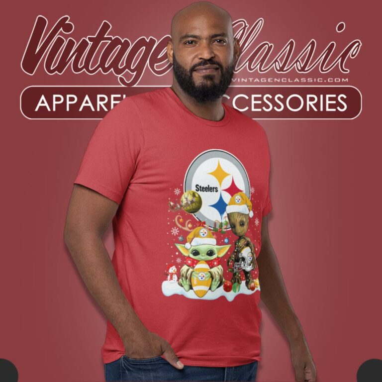 Pittsburgh Steelers Shirt Baby Yoda And Groot Santa Christmas T Shirt Pittsburgh Steelers Shirt Baby Yoda And Groot Santa Christmas T Shirt