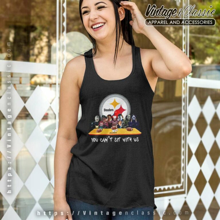 Pittsburgh Steelers Shirt Horror Movies You Cant Sit With Us Tank Top Racerback Pittsburgh Steelers Shirt Horror Movies You Cant Sit With Us Tank Top Racerback