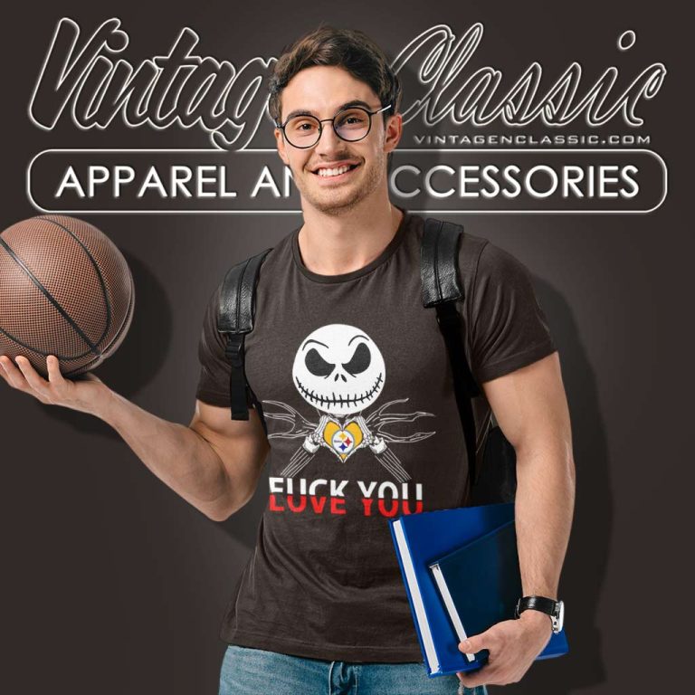 Pittsburgh Steelers Shirt Love You Jack Skellington Halloween T Shirt Pittsburgh Steelers Shirt Love You Jack Skellington Halloween T Shirt