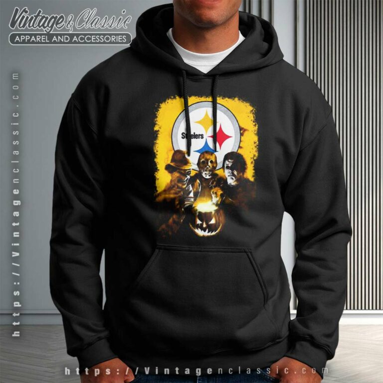 Pittsburgh Steelers Shirt Michael Myers Freddy Krueger Jason Voorhees Halloween Hoodie Pittsburgh Steelers Shirt Michael Myers Freddy Krueger Jason Voorhees Halloween Hoodie