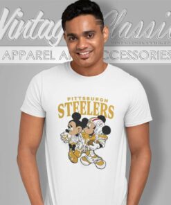 Pittsburgh Steelers Shirt Mickey Mouse And Minnie Mouse T Shirt