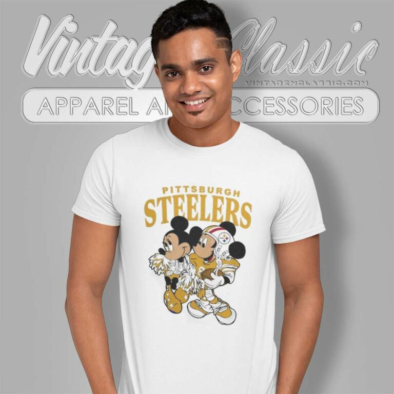 Pittsburgh Steelers Shirt Mickey Mouse And Minnie Mouse T Shirt Pittsburgh Steelers Shirt Mickey Mouse And Minnie Mouse T Shirt