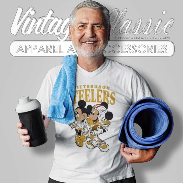 Pittsburgh Steelers Shirt Mickey Mouse And Minnie Mouse V Neck TShirt Pittsburgh Steelers Shirt Mickey Mouse And Minnie Mouse V Neck TShirt