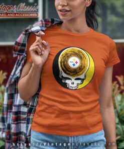 Pittsburgh Steelers Shirt Nfl Grateful Dead Logo Women TShirt
