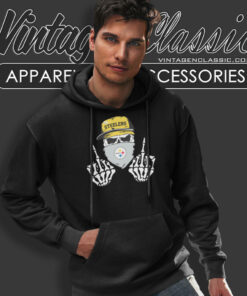Pittsburgh Steelers Skull Nfl Hoodie