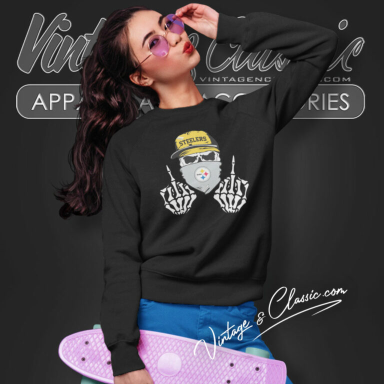 Pittsburgh Steelers Skull Nfl Sweatshirt Pittsburgh Steelers Skull Nfl Sweatshirt