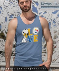 Pittsburgh Steelers Snoopy Love Heart Shirt 5 Pittsburgh Steelers Snoopy Love Heart Tank Top Racerback