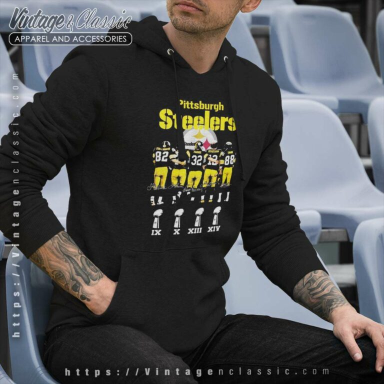 Pittsburgh Steelers Stallworth Greene Harris Bradshaw Swann Hoodie Pittsburgh Steelers Stallworth Greene Harris Bradshaw Swann Hoodie